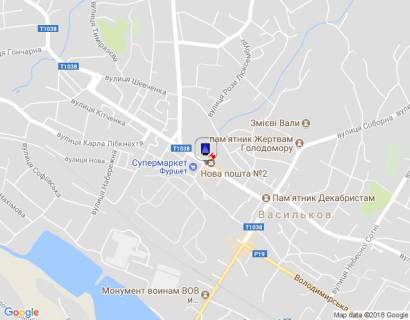 Ситилайт B в Василькове, 1,2х1,8  м. Васильків, вул. Грушевського, 17А, центральна площа схема