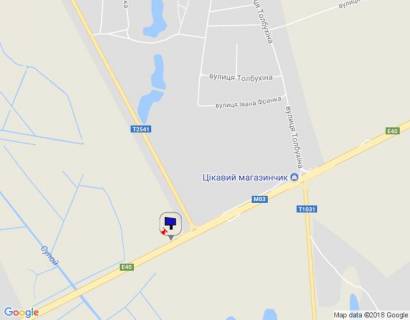 Билборд B в Киеве Харківська траса, м. Яготин, км 103+000 ліво схема