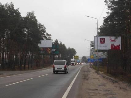 Билборд A в Буче м. Буча, траса М-07, км 24+650 ліво, вул. Шевченка, в'їзд в Гостомель з Бучі, за 500м до розв'язки Ірпінь-Гостомель-Київ фото 1