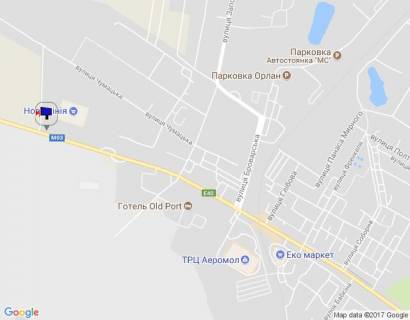 Билборд B в Борисполе м. Бориспіль, траса М 03, км 34+300 ліво, вул. Київський шлях, 1, виїзд з парковки " Нової Лінії" схема