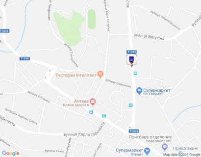 Ситилайт B в Василькове м. Васильків, вул. Декабристів, 9 - головна розв'язка міста, кафе "Ласощі"  схема