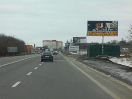 Билборд A в Борисполе, 6х3  траса М-03 "Київ-Харків", км 34+100 право, в'їзд в Бориспіль, за 250м до магазину Епіцентр, за 600м до АЗС WOG фото 1