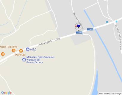 Билборд B в Погребах с. Погреби, вул. Кірова (початок масиву Діброва), в'їзд з боку ж/м Троєщина схема