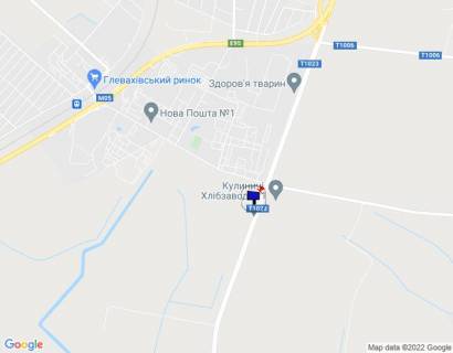 Білборд, Бігборд (Борд)  A у Василькові, 6х3  м. Васильків, Т-1023, км 4+400 право, в'їзд в м. Васильків, через 230м після автобусної зупинки, через 300м після повороту на вул. Вокзальна та смт. Глеваха, через 1,7км після розв'язки Київ-Васильків схема