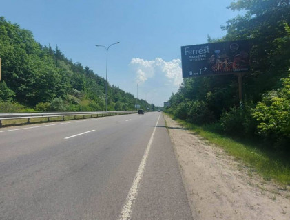 Билборд A в Вышгороде, 6х3  м. Вишгород, траса Р-69 "Київ-Вишгород-Десна", км 19+800 ліво, через 550м після повороту на вул. Яблунева, через 1.1км після АЗС WOG фото 1