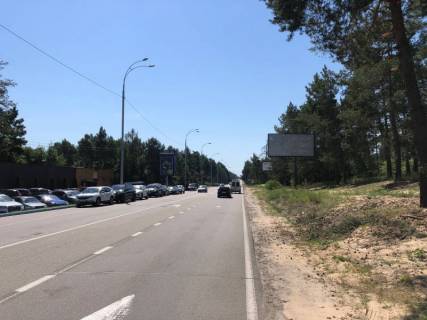 Билборд A в с. Козине, 6х3  Конча-Заспа, траса Р-01, км 30+400 право, навпроти заміської резиденції "QUEEN", клуб "SPORT LIFE" фото 1