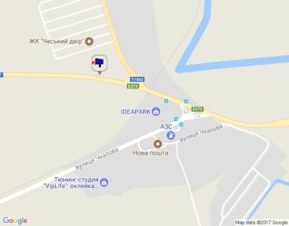 Білборд, Бігборд (Борд)  B у Бучі м. Буча, траса М-07, км 24+100 право, вул. Шевченка, ЖК "Авіатор", напрямок з Бучі, в'їзд в Гостомель, за 100м до повороту на Ірпінь, верх схема