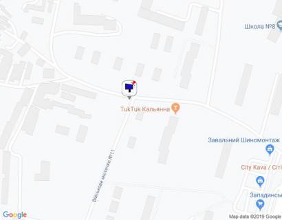 Билборд A в Василькове м. Васильків, ввул. Соборна, №74, наввпроти магазину "Рибалка" схема