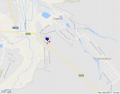 Billboard A in Kyiv smt. Gostomel', trasa M-07 Kiiv-Kovel', km 21+650 pravo scheme