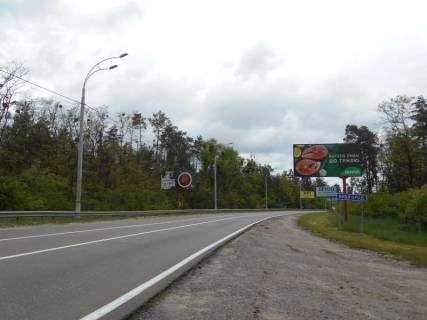 Билборд A в Киеве, 6х3  Траса Р-02 "Київ-Іванків-Овруч", км 18+800 право, в'їзд в м. Вишгород з площі Шевченка, на с. Нові Петрівці фото 1