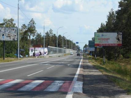 Билборд A в Козине, 6х3  Конча-Заспа, траса Р-01, км 28+950 право, котеджне містечко "РОМАНОВО", комплекс "Сезони SPA", ресторан "Giardino", супермаркет "Wine Time" фото 1