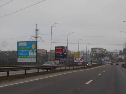 Білборд, Бігборд (Борд)  B у Ірпені м. Ірпінь, траса М-07, км 22+950 право, міст через р. Ірпінка, через 800м після розвилки Ірпінь-Гостомель-Буча, ЖК "Гостомель Резіденс", верх Фото 1