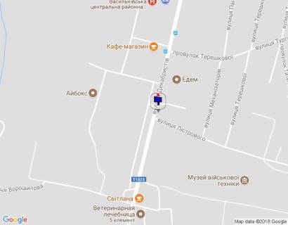 Билборд B в Василькове м. Васильків, вул. Декабристів, 68 поворот на хлібзавод схема