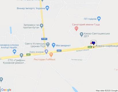 Білборд, Бігборд (Борд)  A у Капітанівке, 6х3  с. Капітанівка, траса М-06 "Київ-Чоп" (Житомир), км 24+120 ліво, перед розворотом на Бучу, автобусна зупинка Капітанівка схема