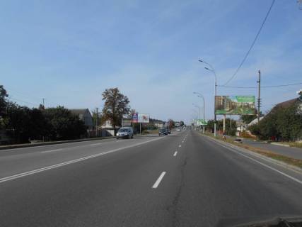 Билборд A в Бровары м. Бровари, вул. Київська, 69, провулок Коцюбинського, через 240м після перехрестя з Відродження вул. (кол. Пушкіна) та Красницького повіту вул. (кол. Сєрова) фото 1