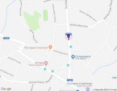 Ситилайт B в Василькове м. Васильків, вул. Декабристів, 9 - головна розв'язка міста, кафе "Ласощі"  схема