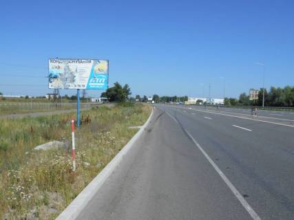 Billboard B in Kalynivka, 6х3  s. Kalinivka, trasa M-01 "Kiiv-Cernigiv-Novi Arilovici", km 34+450 livo, ob'izd m. Brovari, navproti Baumit-Ukraina, za 350m do povorotu na st. Brovars'ka ta Raben Ukraina Photo 1