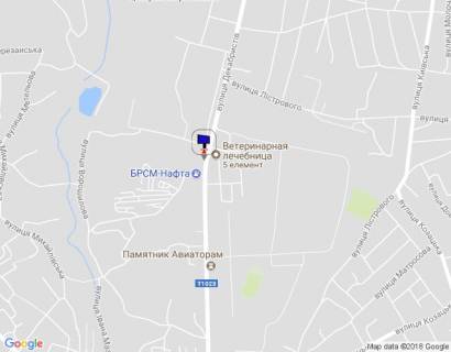 Билборд B в Василькове м. Васильків, вул. Декабристів, 45 (навпроти Податкової) автопарк  схема