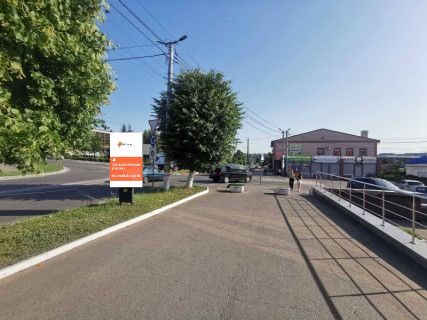 Ситилайт A в Василькове, 1,2х1,8  м. Васильків, вул. Соборна, 64/1, біля магазину "Сільпо" та повороту на вул. Володимирська, через 190м після перехрестя з вул. Юних Комунарів, через 270м після перехрестя з вул. Шевченка та вул. Покровська фото 1