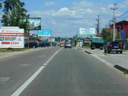 Білборд, Бігборд (Борд)  A у Ірпені, 6х3  м. Ірпінь, вул. Чкалова, 41, виїзд з Ірпіня в.Гостомель, біля СТО Поінт С, металоюаза АВ Метал Фото 1