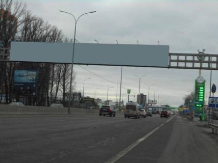 Билборд B в Гатном, 6х3  с. Чабани, кінець проспекту Академіка Глушкова, траса М-05 Київ-Одеса, км 13+550 ліво, виїзд з Києва, навпроти АЗС UPG, ФОРА, перед ЖК Одеський Квартал, в радіусі 300м АЗС ОККО, Нова Лінія, АТБ, верх фото 1