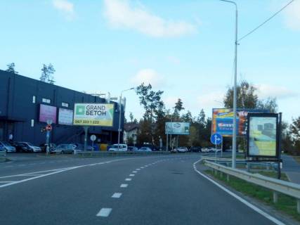 Билборд B в Гостомеле, 6х3  м. Гостомель, вул. Свято-Покровська, навпроти № 32, перед ЖК "Чеський Двір", парковка Фора, KFC фото 1