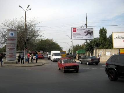 Билборд A в Одессе, 3х6  ул.Вильямса, 20 - ул.Ильфа и Петрова (А) фото 1