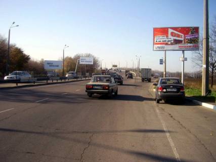 Билборд  в Одессе Овидиопольская дор - мост, развилка (А), из города фото 1