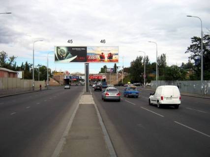 Билборд A в Одессе, 3х6  вул.Балківська - вул.Бугаївська,1 (до Автвокзалу) (ліворуч) фото 1