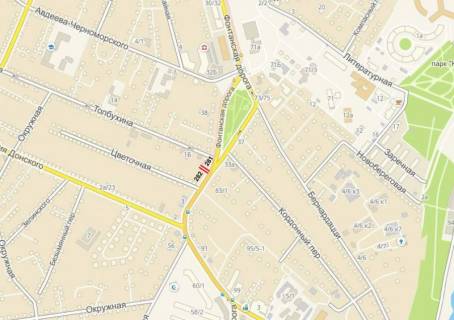 Билборд A в Одессе, 3х6  9 ст Б. Фонтана (А), из центра схема