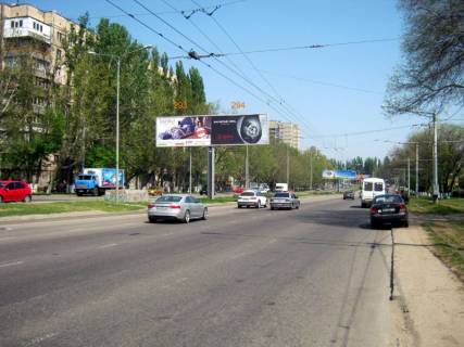 Билборд A в Одессе, 3х6  3 ст Люстдорфской дор - пл. Толбухина, в центр (слева) фото 1