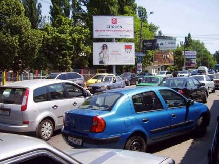 Билборд A в Одессе, 3х6  вул.Інглезі - ринок Сітіи-25 (нижній) фото 1