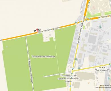 Билборд A в Одессе, 3х6  Одеса-Чорноморськ (9+350)_3, з міста (А) схема