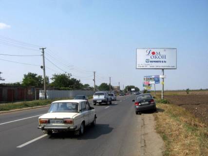 Билборд A в Одессе, 3х6  Одеса-Чорноморськ (9+350)_3, з міста (А) фото 1