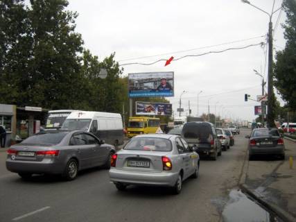 Білборд, Бігборд (Борд)  A у Одесі, 3х6  ул. Добровольского, 159 - ул. Паустовского (В) Фото 1