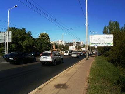 Билборд A в Одессе, 3х6  вул.Грушевського, 4 - Паркова (від Автовокзалу) (А) фото 1