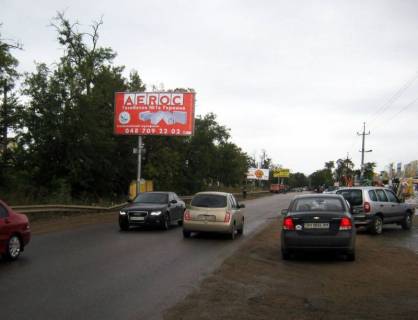Билборд A в Одессе, 3х6  пр-т М Жукова - Черноморка, из города (В) фото 1
