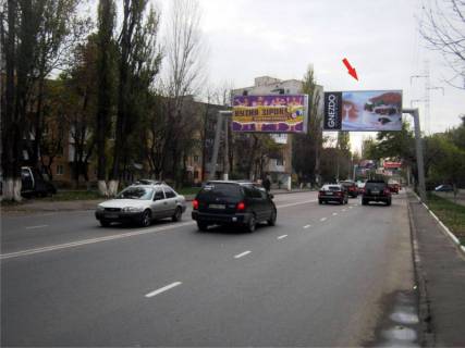 Билборд A в Одессе, 3х6  вул. Краснова, 9 - до пл. Толбухіна (А), з центру фото 1