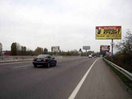 Білборд, Бігборд (Борд)  A у Одесі, 3х6  Київська траса_2 (466+500)  (А)-міст, до Одеси Фото 1