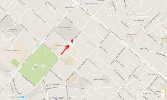 Prismatron, Prism A in Cherkasy, 3в*6ш  st. Nebesnoi Sotni - st. Blagovisna  (sprava) (prizmatron) - 287404 scheme