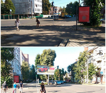 Ситилайт A в Черкассах, 1.2ш*1.8в  м. Черкаси вул. Б.Вишневецького /вул. Гоголя, "Центр" фото 1
