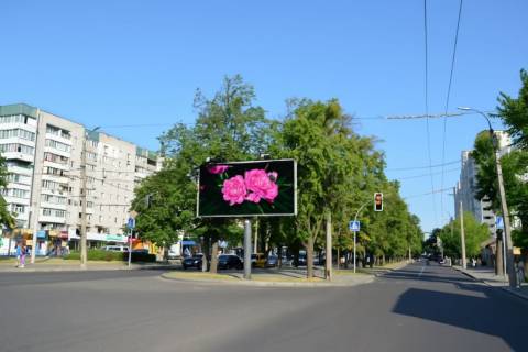 Видеоборд A в Черкассах, 5,8ш*2,9в  бул. Шевченка - вул. Припортова (Героїв Сталінграда)(поворот на Митницю) - 614338 фото 1