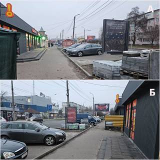 Ситилайт A в Черкассах, 1.2ш*1.8в  вул. Чорновола 156 (ринок) фото 1