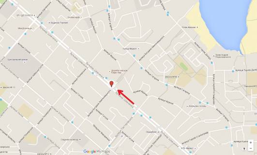 Билборд A в Черкассах, 3в*6ш  бул. Шевченка - вул. Б.Хмельницького схема
