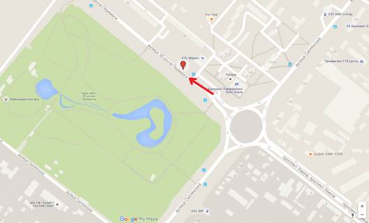 Билборд A в Черкассах, 3в*6ш  вул. 30-річчя Перемоги, 6 (маг. АТБ) схема