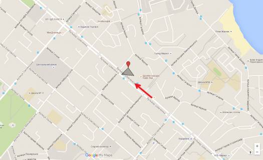Призма A в Черкассах, 3в*6ш  бул. Шевченка, 249 (центр,фонтан) призматрон - 287355 схема