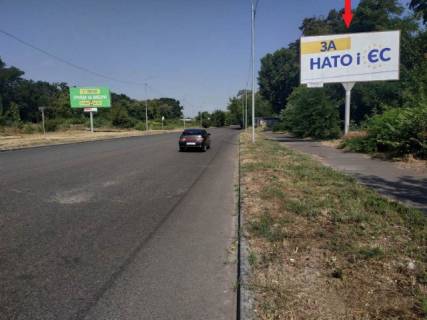 Билборд A в Черкассах, 3в*6ш  Сумгаїтська вул. / вул. Степана Бандери (кол. Можайського). (В'їзд / виїзд на Київ, великий транспортний потік) фото 1