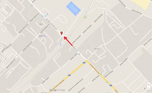 Billboard B in Cherkasy, 3в*6ш  st.  Cigirins'ka, 200m vid zd pereizdu (v'izd v misto) scheme