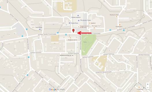 Билборд B в Черкассах, 3в*6ш  вул. Припортова (Героїв Сталінграда), 38 (ТРЦ Дніпроплаза) схема