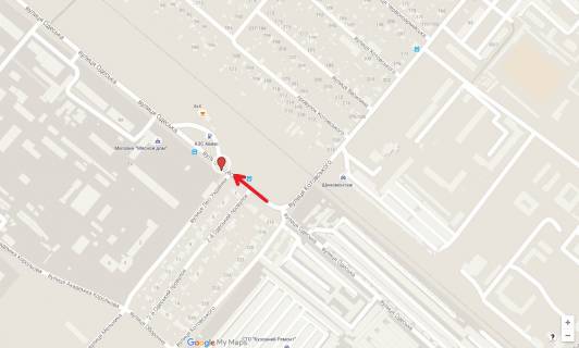 Билборд B в Черкассах, 3в*6ш  вул. Одеськая, 20  (маг. Файномаркет) схема